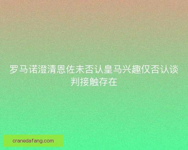罗马诺澄清恩佐未否认皇马兴趣仅否认谈判接触存在